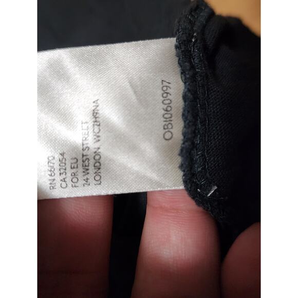 Free People Much Love Embroidered Tunic Top Mini Dress Black Womens Size Medium - Picture 7 of 8